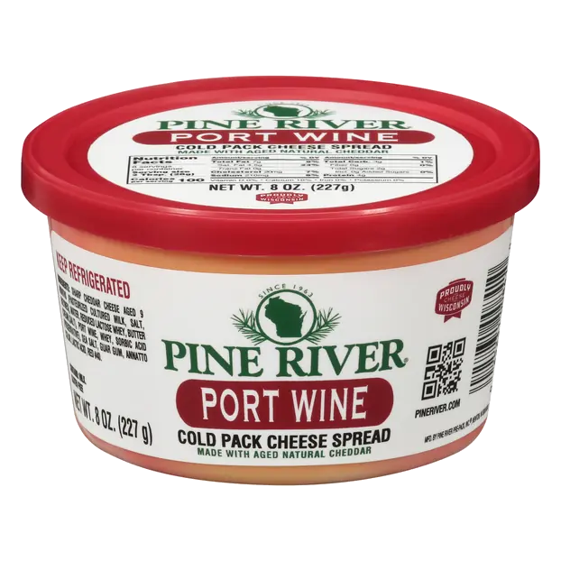 Port Wine Cold Pack Cheddar Cheese