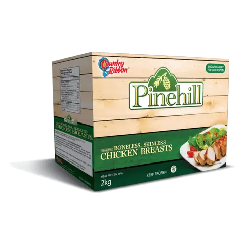 Frozen Chicken Breast Boneless Seasoned 2 kg
