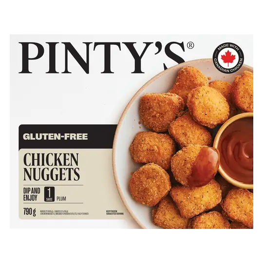 Breaded Cutlets, Fully cooked Gluten Free Chicken Nuggets 790 g