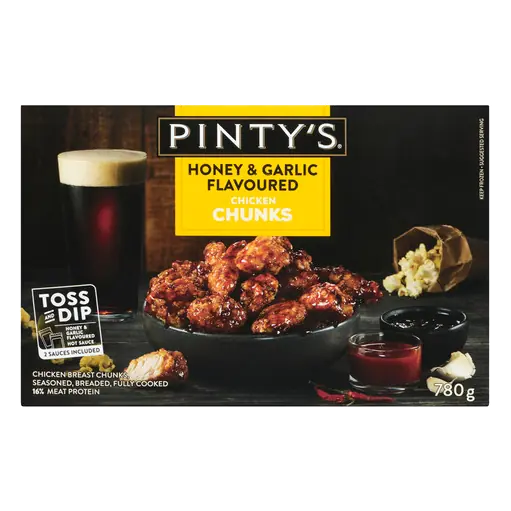 Breast Chunk Honey And Garlic Breaded Chicken 780 g (frozen)