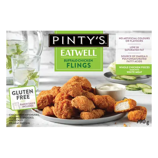 Eatwell Frozen Chicken Flings Buffalo 790 g