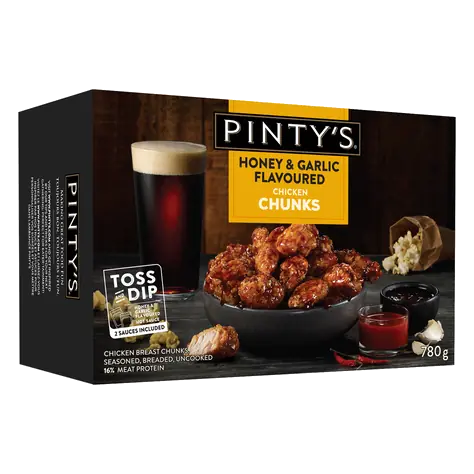 Frozen Chicken Chunks Honey & Garlic 780 g