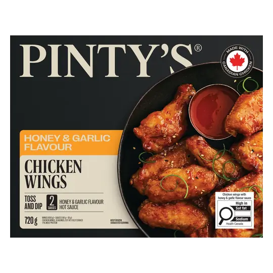 Frozen Chicken Wings Honey Garlic 720 g