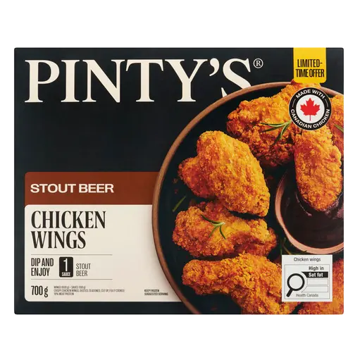 Pinty's Chicken Wings Stout Beer 700 g