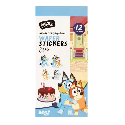Bluey Wafer Stickers