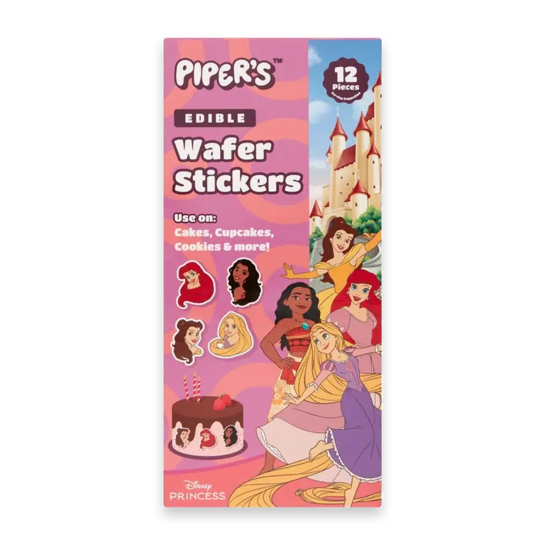 Edible Wafer Stickers Disney Princess