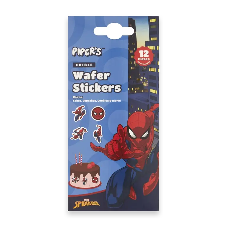 Marvel Spiderman Edible Wafer Stickers