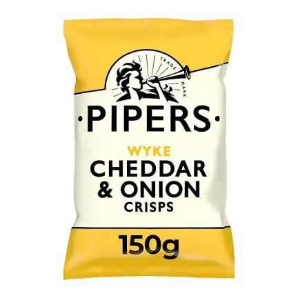 Wyke Cheddar & Onion Sharing Crisps