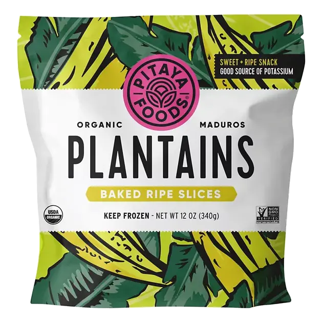 Organic Baked Ripe Slices Plantains
