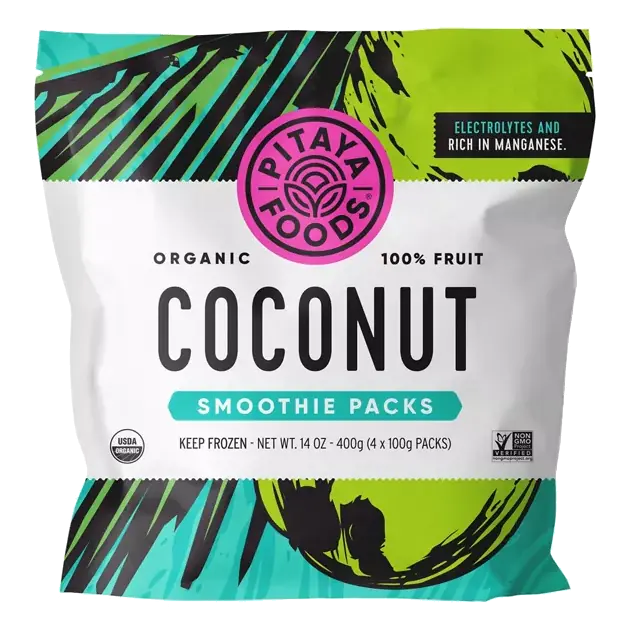 Organic Coconut Coconut Smoothie Packs