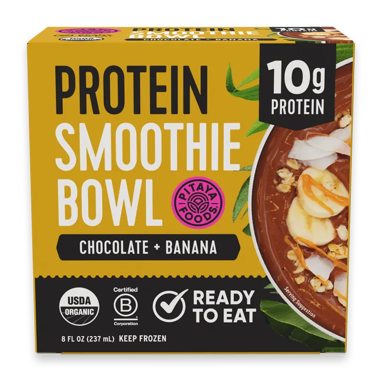 Organic Protein Smoothie Bowl - Chocolate Banana
