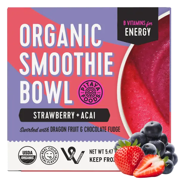 Swirl Organic Acai & Strawberry Smoothie Bowl Frozen