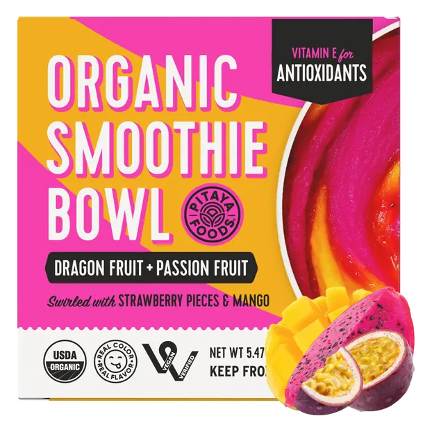 Swirl Organic Passion & Dragon Fruit Smoothie Bowl Frozen