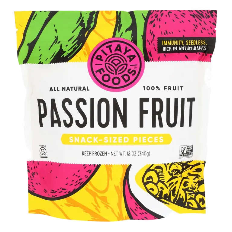 Passion Fruit Seedless Bite-Sized Pieces