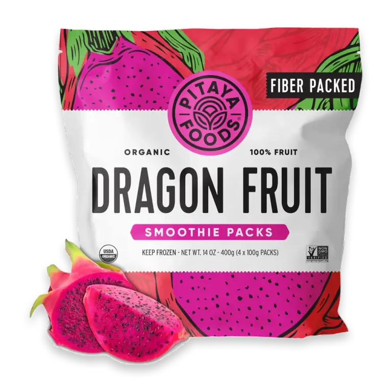 Pitaya Foods Organic Dragon Fruit Smoothie Packs