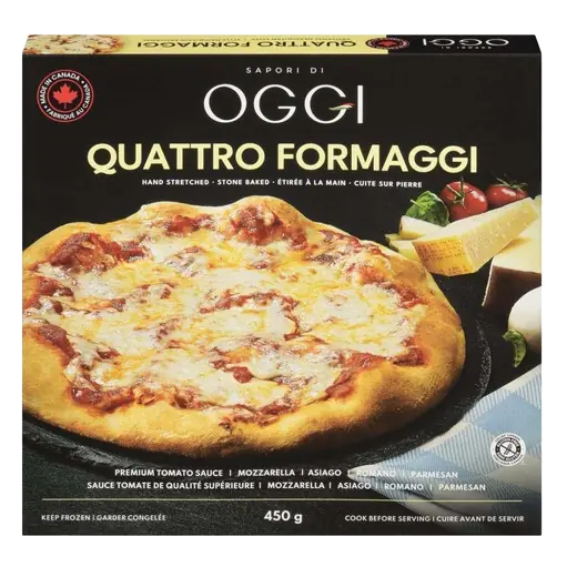 Gluten-Free Frozen Pizza Quattro Formaggi 450 g