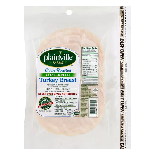 Organic Turkey Breast, Oven Roasted