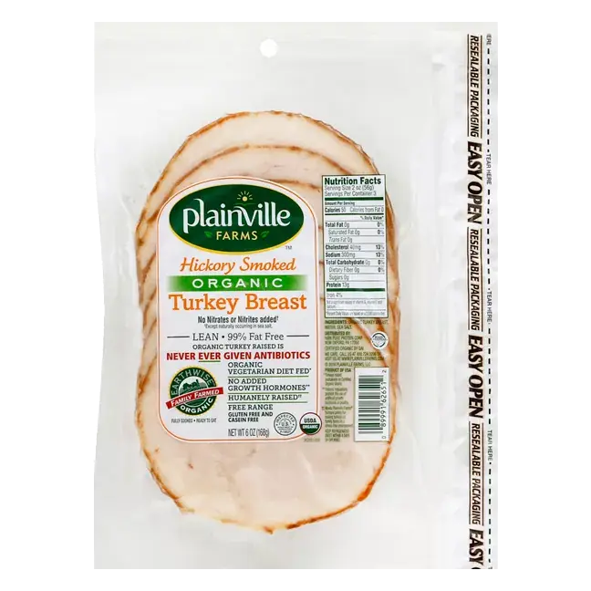 Turkey Breast, Organic, Hickory Smoked