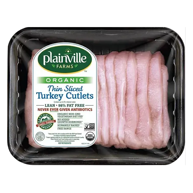 Organic Thin Sliced Turkey Cutlets