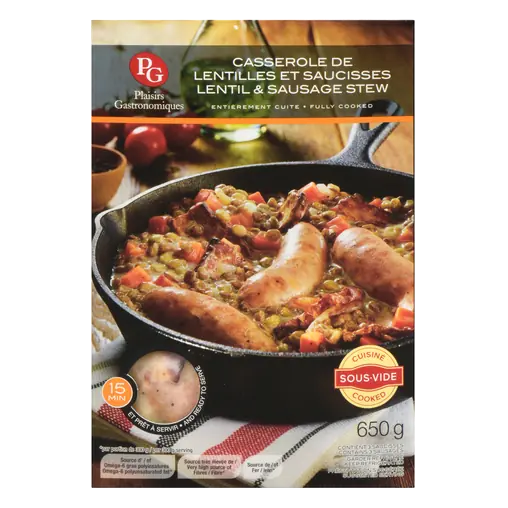 Lentils & Sausage Stew 650 g