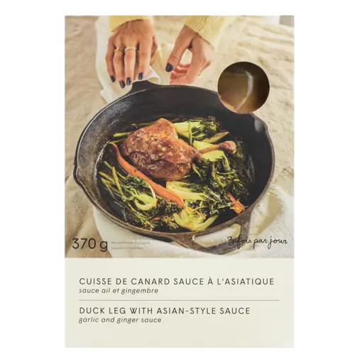 Garlic and Ginger Sauce Duck Leg with Asian-Style Sauce 370 g