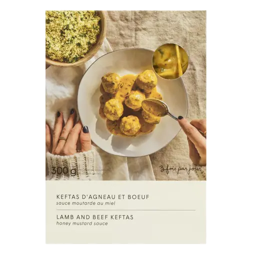 Lamb and Beef Keftas Honey Mustard Sauce 300 g