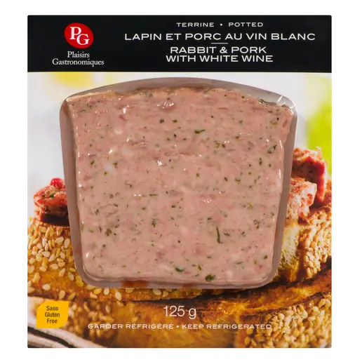 Gluten-Free Terrine Rabbit And Pork With White Wine 125 g