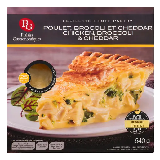 Puff Pastry Cheddar Chicken & Broccoli 540 g