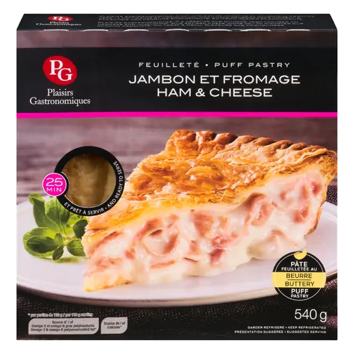 Puff Pastry Ham And Cheese 540 g