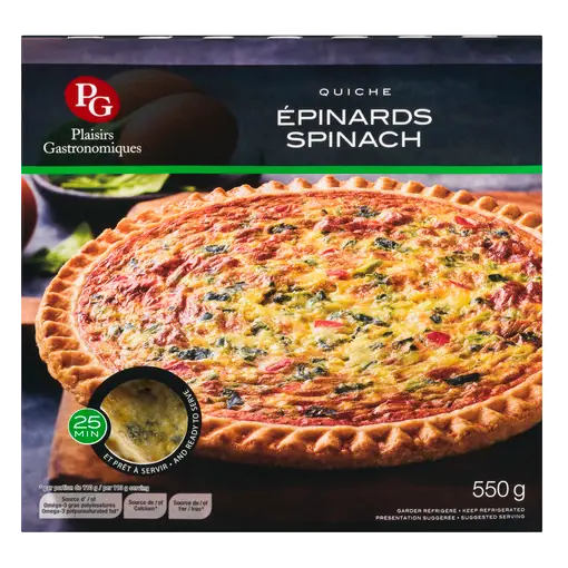 Spinach Quiche 550 g