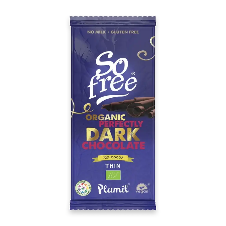 Mörk Choklad 72% Vegansk Ekologisk 80g