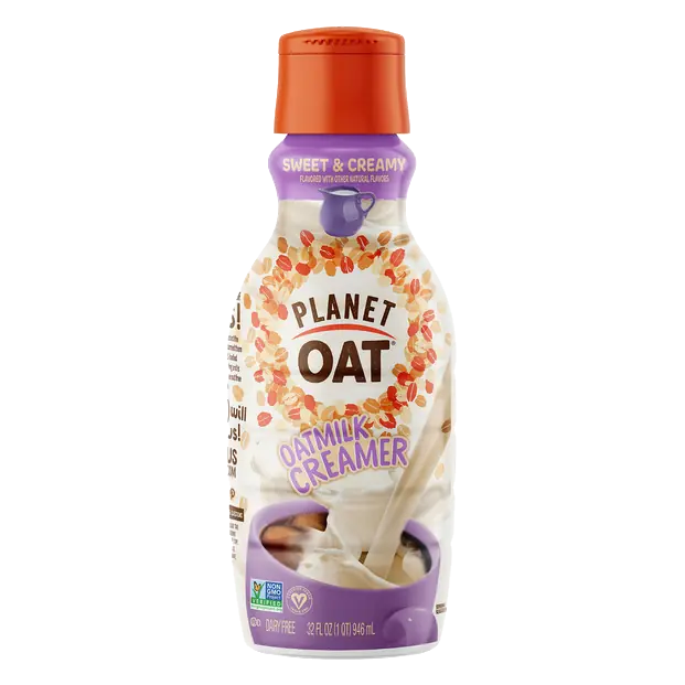 Dairy Free Sweet & Creamy Flavored Oatmilk Coffee Creamer