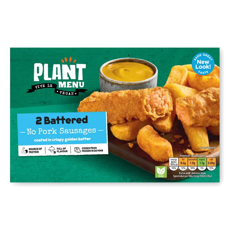 Battered No-Pork Sausages