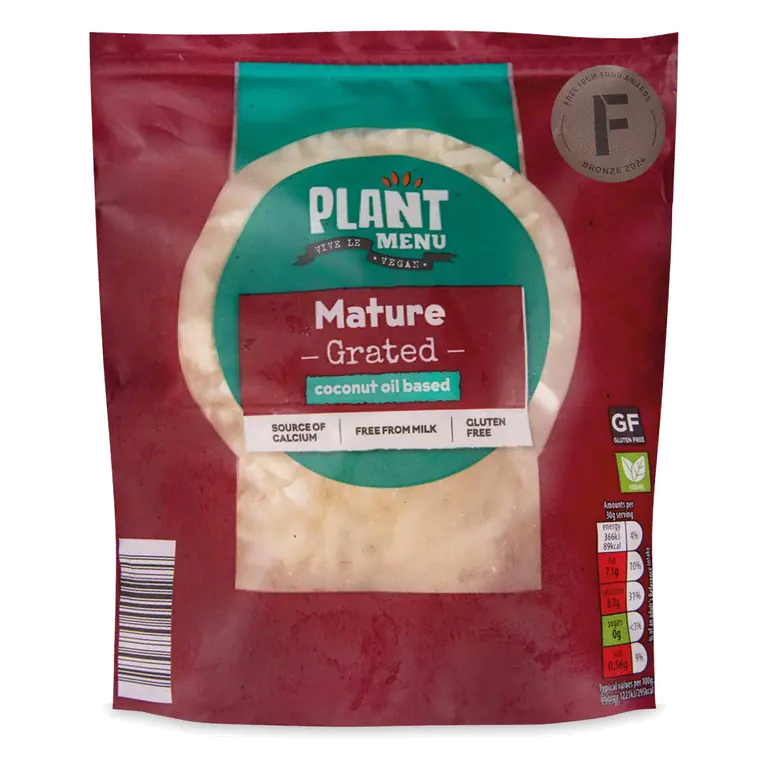 Mature Grated Cocnut Oil Based Vegan Cheese