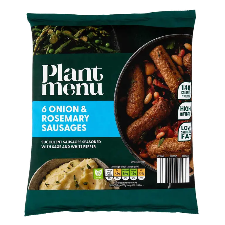 Onion & Rosemary Sausages 6 Pack