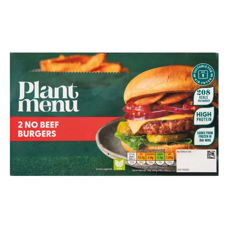 Ultimate No Beef Burgers 2 Pack