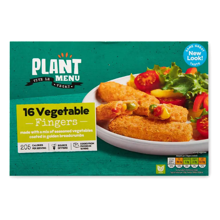 Vegetable Fingers 16 Pack