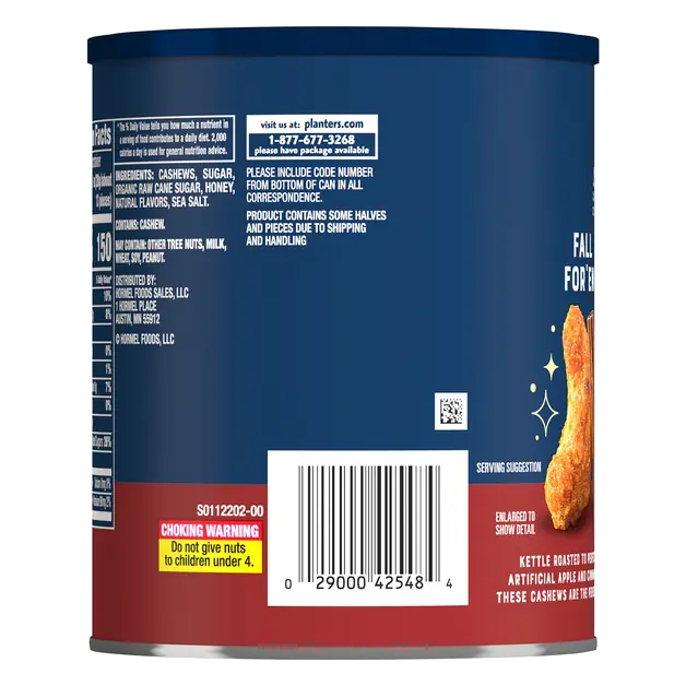 PLANTERS Apple Cider Donut Cashews 13oz, 13 OZ