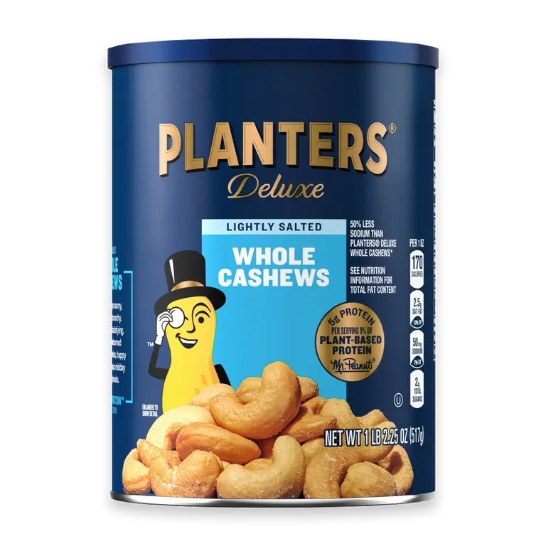Deluxe Lightly Salted Whole Cashews