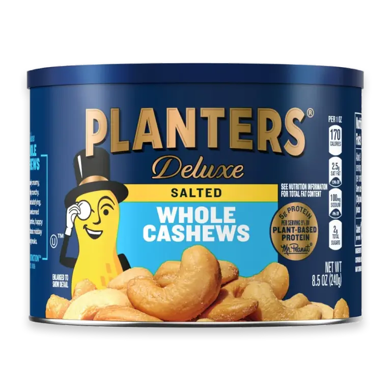 Deluxe Salted Whole Cashews
