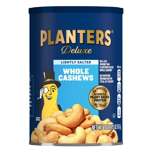 Deluxe Whole Cashews Lightly Salted