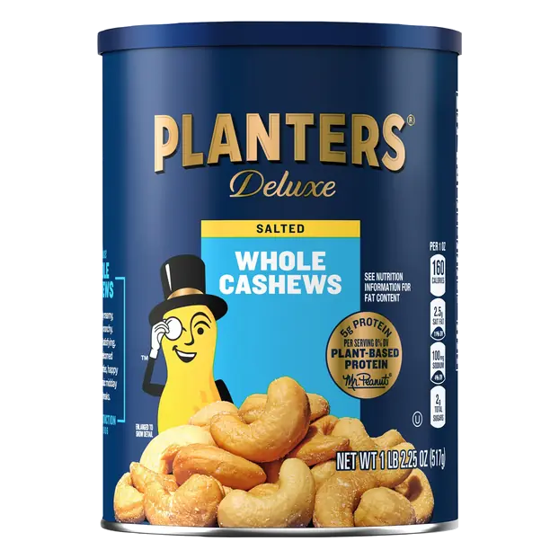 Deluxe Whole Cashews Salted