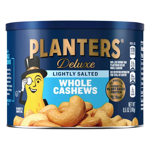 Lightly Salted Deluxe Whole Cashews