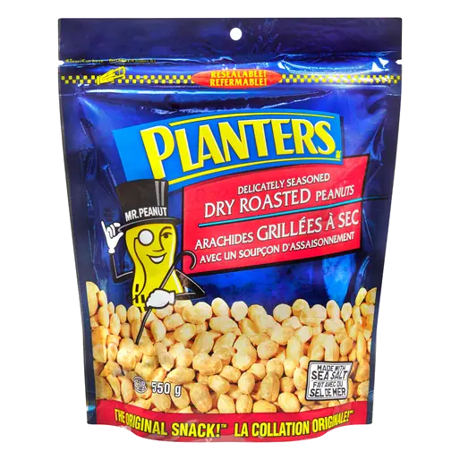 Peanuts Dry Roasted Ziplock 550 g