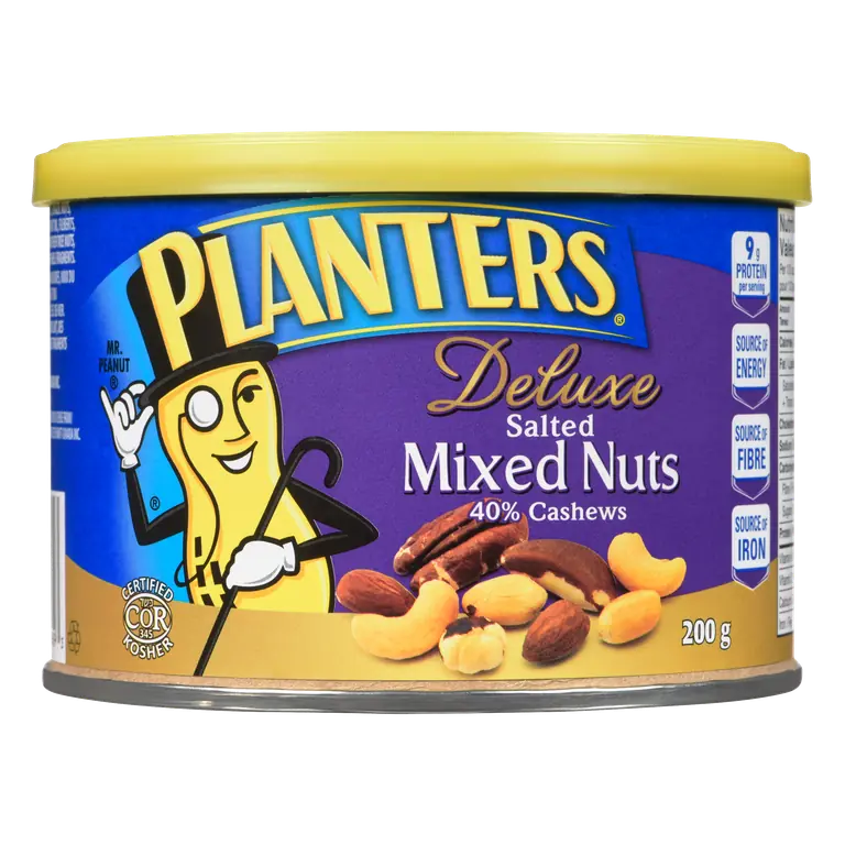 Deluxe Salted Mixed Nuts 40% Cashew 200 g