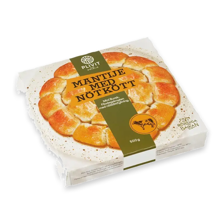 Mantije paj med nötkött 500g