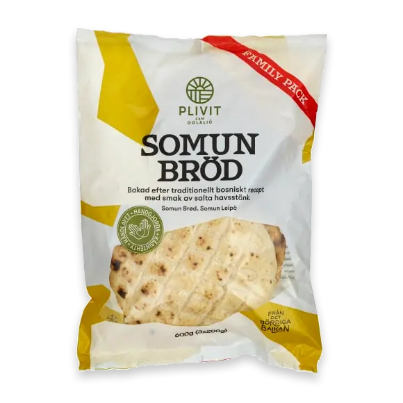 Somunbröd Till Kebab Cevapcici Fryst