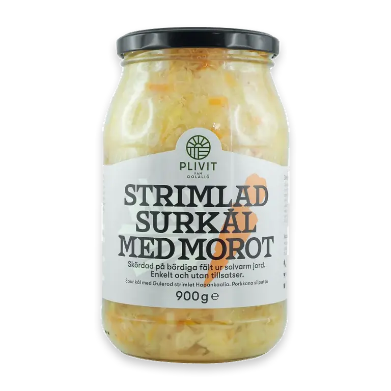 Surkål med Morot 900g Plivit Trade