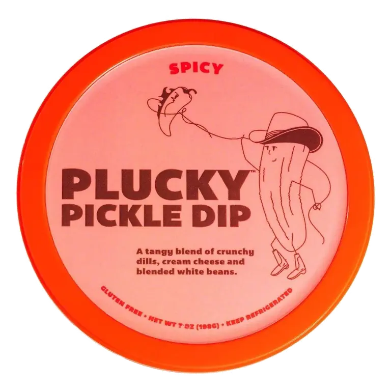 Plucky Pickle Dip Spicy, 7oz: Certified Gluten-Free