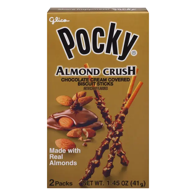 Almond Crush Chocolate Cream Covered Biscuit Sticks